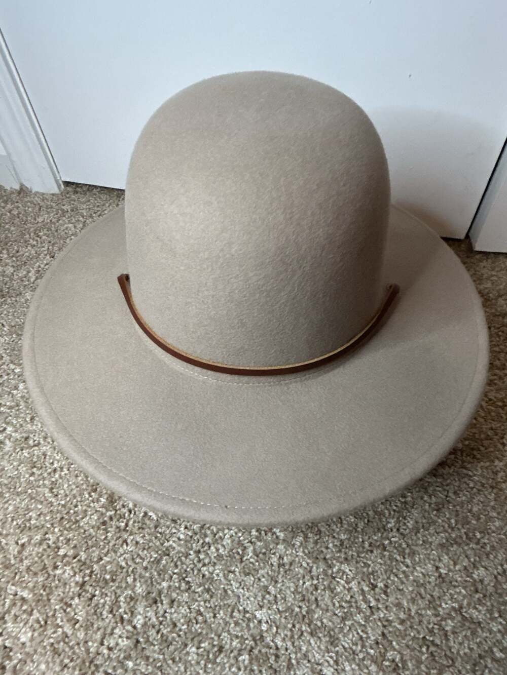 Conner Handmade Wool Felt Wide Brim Hat